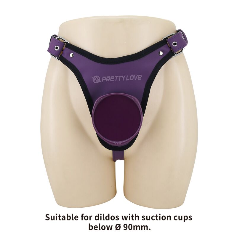 Pretty Love Universali - Accessorio intimo, colore viola nero - vista laterale