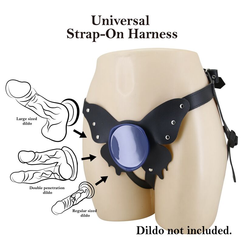 Pretty Love Universali - Accessorio intimo, colore neri blu - in mano per le dimensioni