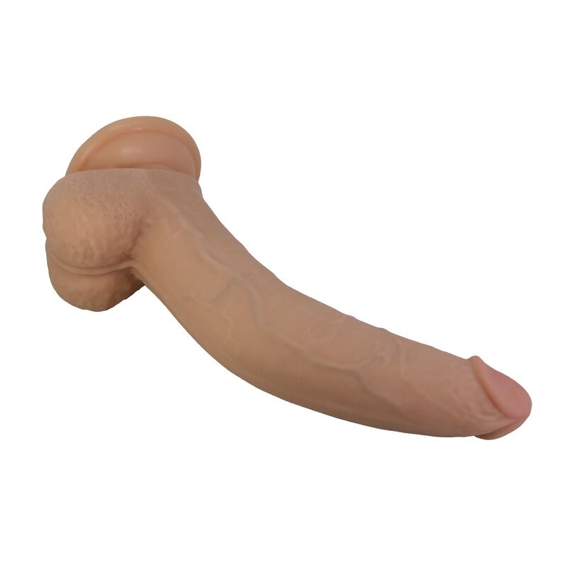 Pretty Love Flessibile - Massaggiatore curvo, colore ellcument 18 cm ø 4.5 cm tpe naturale - in mano per le dimensioni