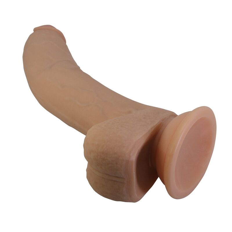 Pretty Love Flessibile - Massaggiatore curvo, colore ellcument 18 cm ø 4.5 cm tpe naturale - nella confezione