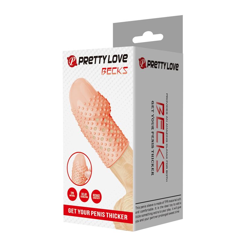 Pretty Love Manicotto - Accessorio intimo, colore geek un più spesso colore naturale - dettaglio