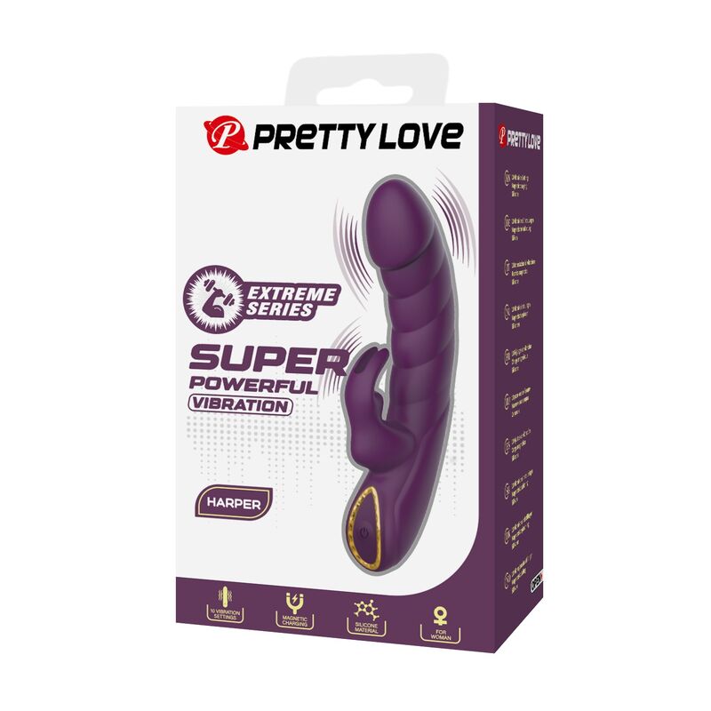 Pretty Love Harper 10 Funzioni - Massaggiatore doppio - dettaglio