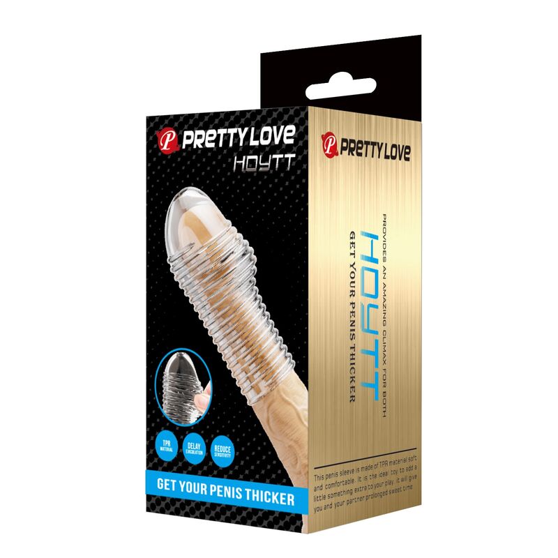 Pretty Love Hottt Manica - Accessorio intimo, colore trasparente - dettaglio