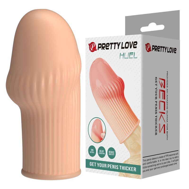 Pretty Love Huel Penis Sleeve - Accessorio intimo, colore colore carne