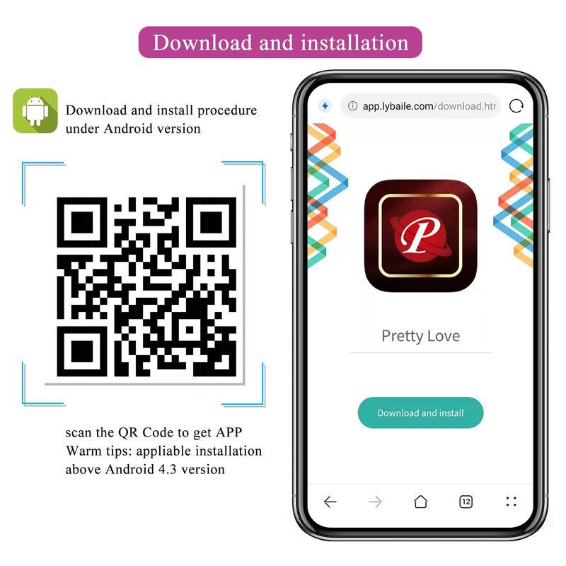 Pretty Love Tramite - Massaggiatore con app - nella confezione