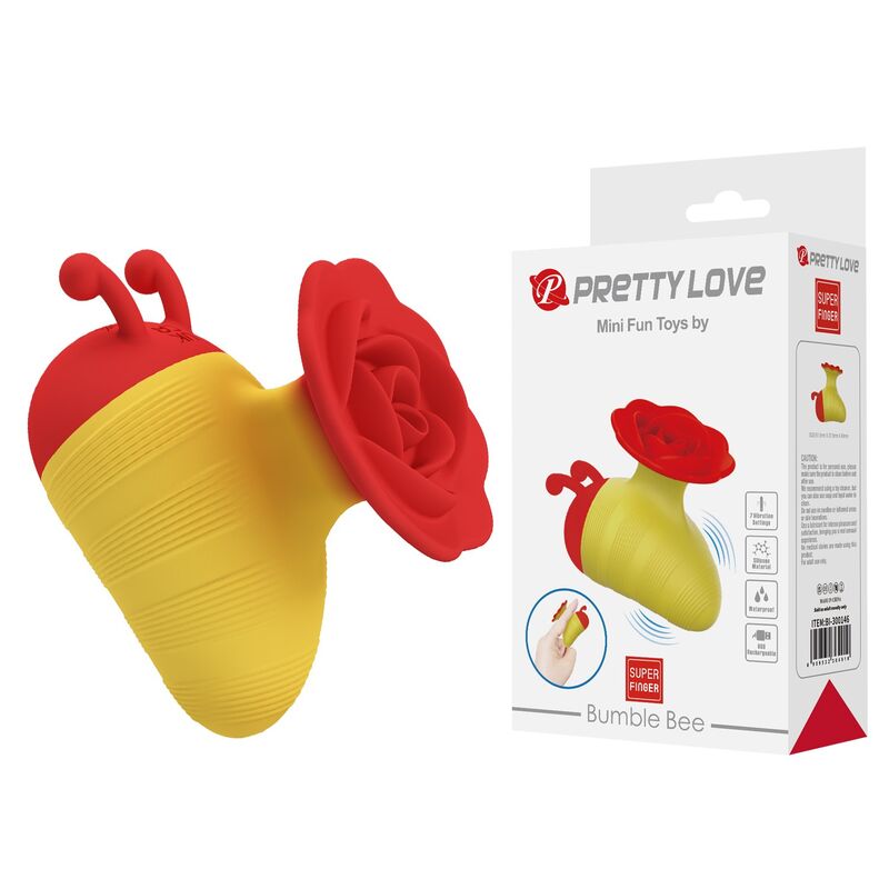 Pretty Love Little Bee 7 Modalità - Massaggiatore esterno, colore standard - vista laterale
