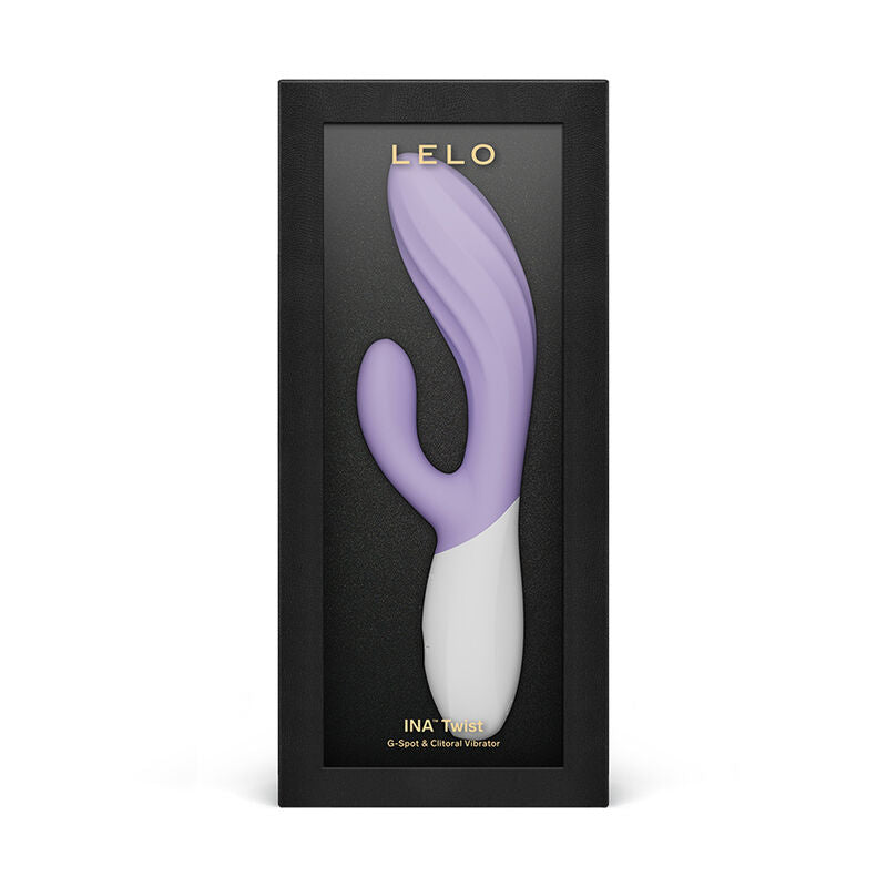 LELO Ina Twist - Massaggiatore doppio, colore lilla - nella confezione