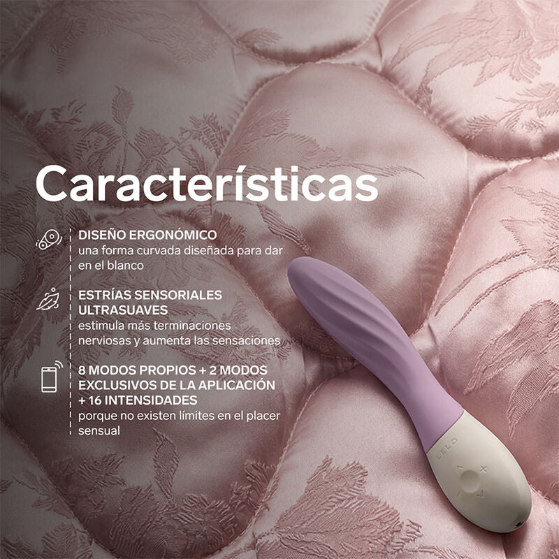 LELO Mona Twist - Massaggiatore con app, colore lilla - dettaglio