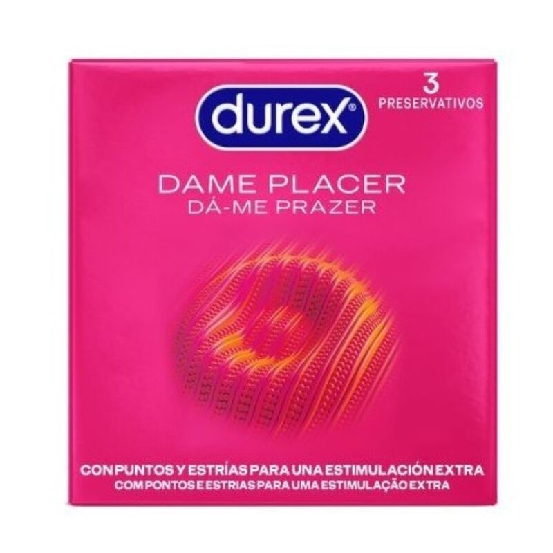 Durex Dame Placer 3 pezzi - Preservativi, kit da 3