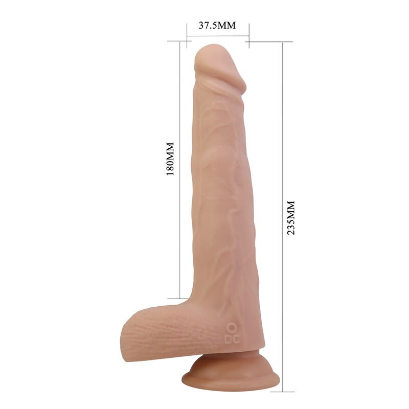 Pretty Love Rotante - Massaggiatore, colore spinta miles 23 5 cm ø 4 8 cm naturale - vista laterale