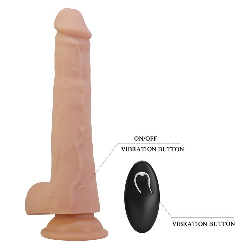 Pretty Love Rotante - Massaggiatore, colore spinta miles 23 5 cm ø 4 8 cm naturale - vista laterale