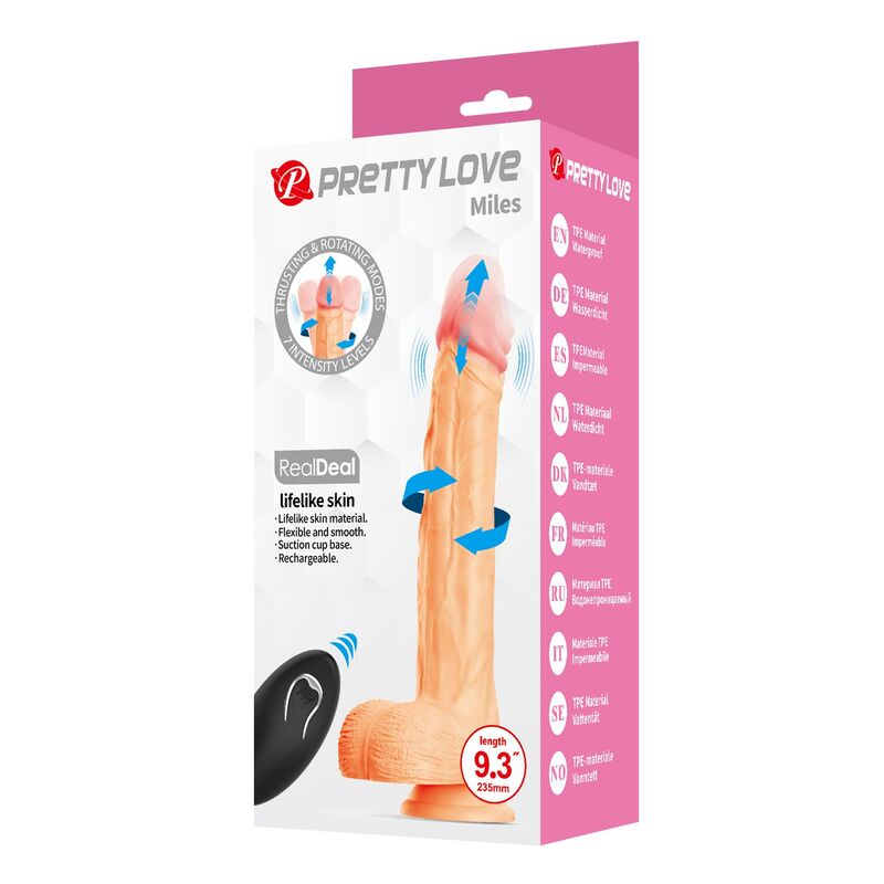 Pretty Love Rotante - Massaggiatore, colore spinta miles 23 5 cm ø 4 8 cm naturale - dettaglio