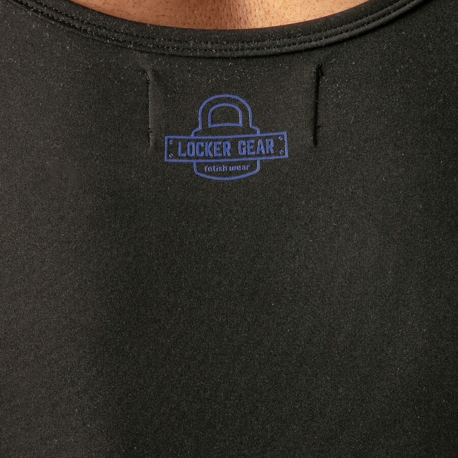 Locker Gear Canotta - Accessorio intimo, colore blu - in mano per le dimensioni