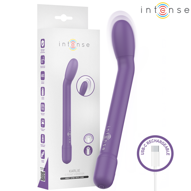 Intense Karlie - Massaggiatore ad aria pulsata, colore viola