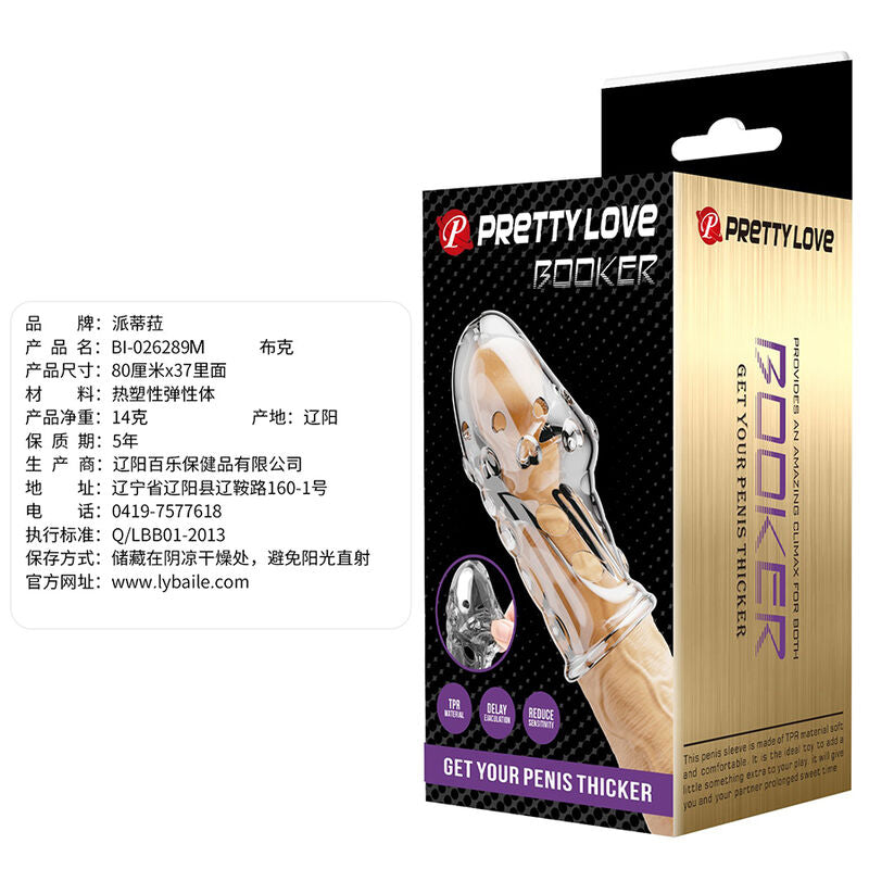 Pretty Love Manicotto - Accessorio intimo, colore rocker un più spesso trasparente - dettaglio