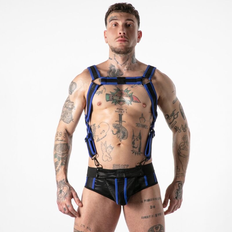 Locker Gear Imbracatura Militare Completa Gialla - Accessorio intimo, colore blu