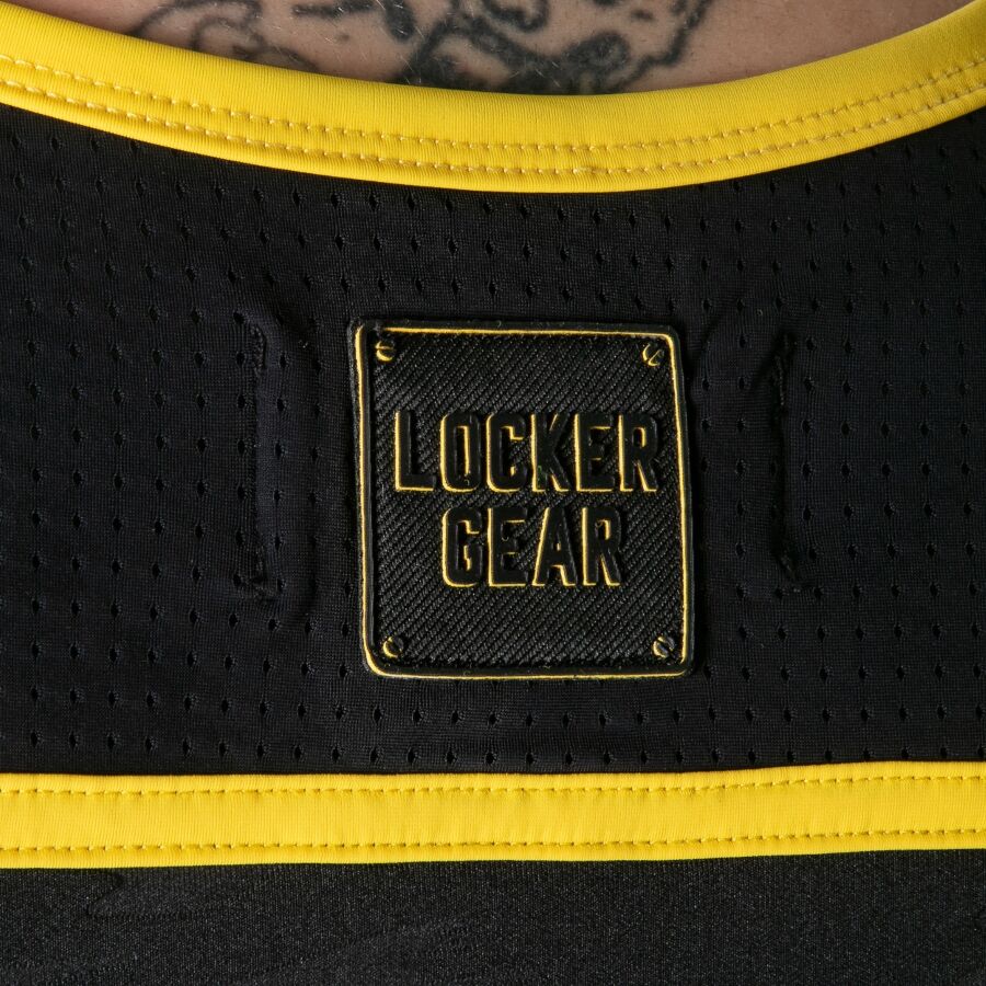 Locker Gear Canotta Gialla - Accessorio intimo, colore giallo - dettaglio