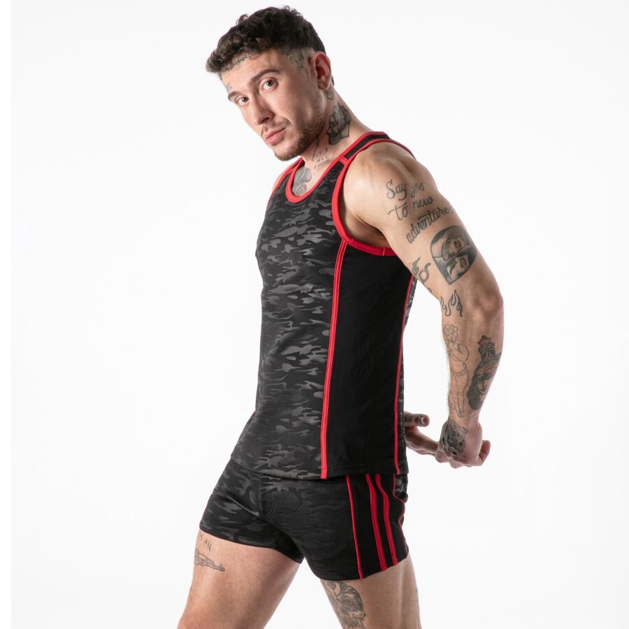 Locker Gear Canotta Gialla - Accessorio intimo, colore rosso
