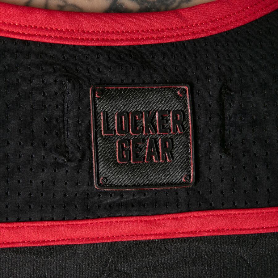 Locker Gear Canotta Gialla - Accessorio intimo, colore rosso - dettaglio