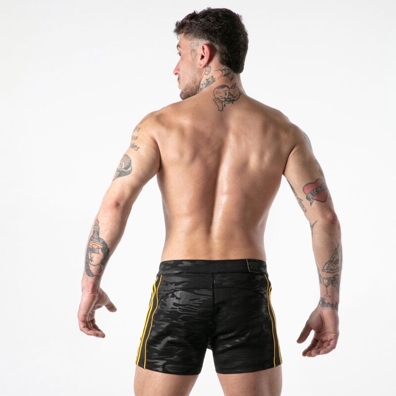 Locker Gear Accesso Militare - Accessorio intimo, colore giallo - vista laterale