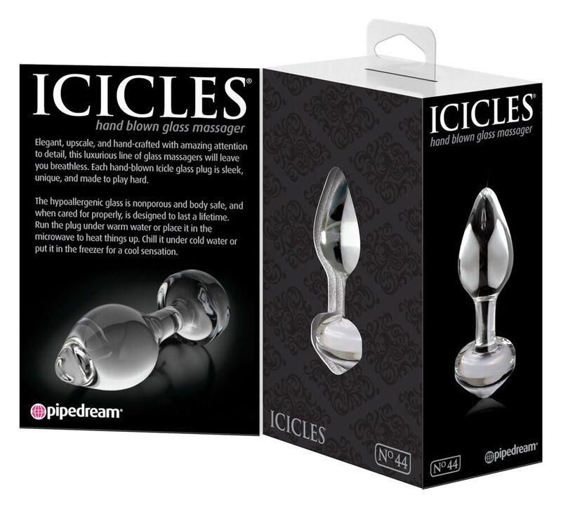 Icicles N. 44 Trasparenti Plug - Accessorio intimo - dettaglio