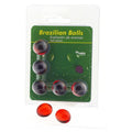 Taloka 5 Sfere Brasiliane Gel - Lubrificante, kit da 3, colore alla fragola