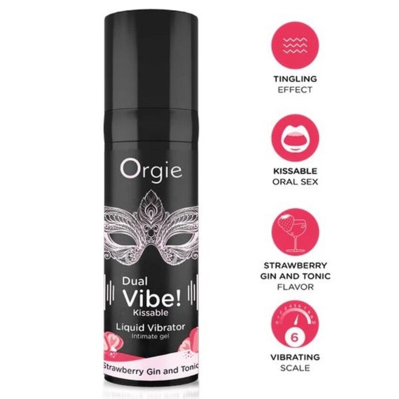 Orgie Liquido - Accessorio intimo, colore al gin alla fragola tonico