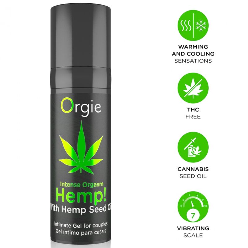 Orgie Canapa Intenso Sensazioni Multiple Gel - Accessorio intimo