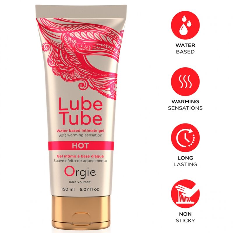 Orgie Tubo 150 ml - Lubrificante, kit da 3