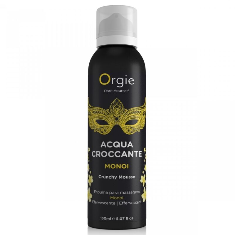 Orgie Croccante Monoi Mousse 150 ml - Olio da massaggio, kit da 3 - vista laterale