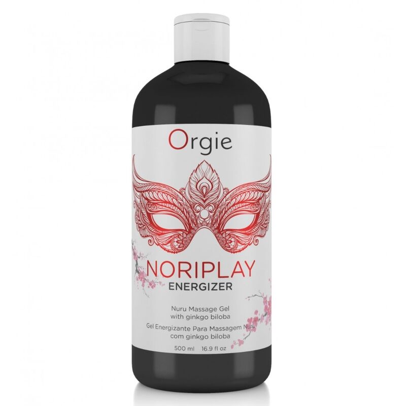 Orgie Noriplay Energizer Gel 500 ml - Olio da massaggio, kit da 3 - vista laterale