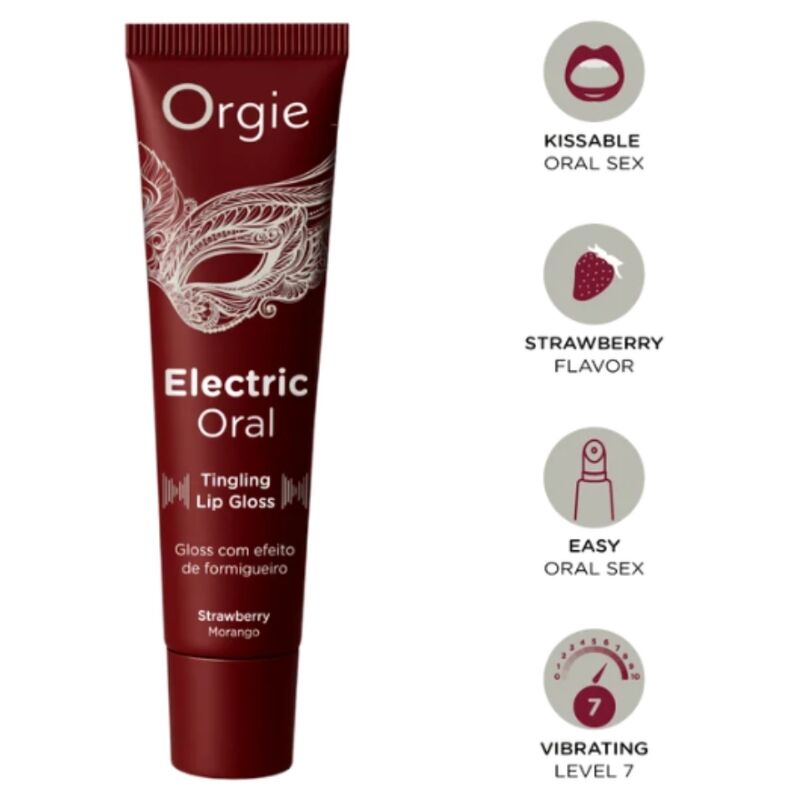 Orgie Lucidalabbra Elettrico Orale Effetto Formicolante 15 - Accessorio intimo