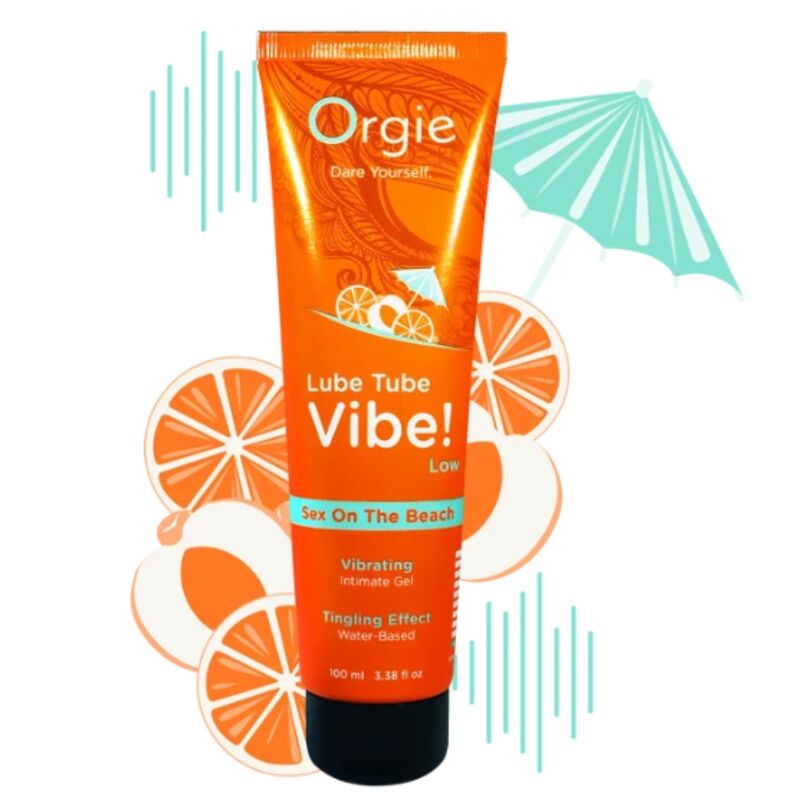 Orgie Tubo Vibe Sesso Sulla Spiaggia Gel 100 ml - Lubrificante, kit da 3 - dettaglio