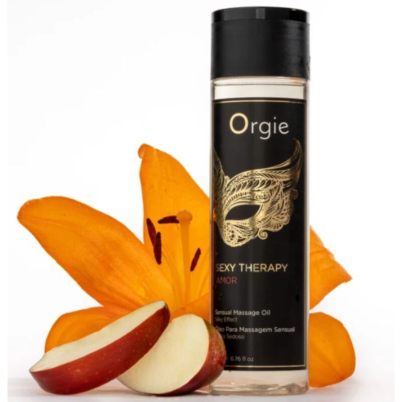 Orgie Sensuale Amor 200 ml - Olio da massaggio, kit da 3 - nella confezione