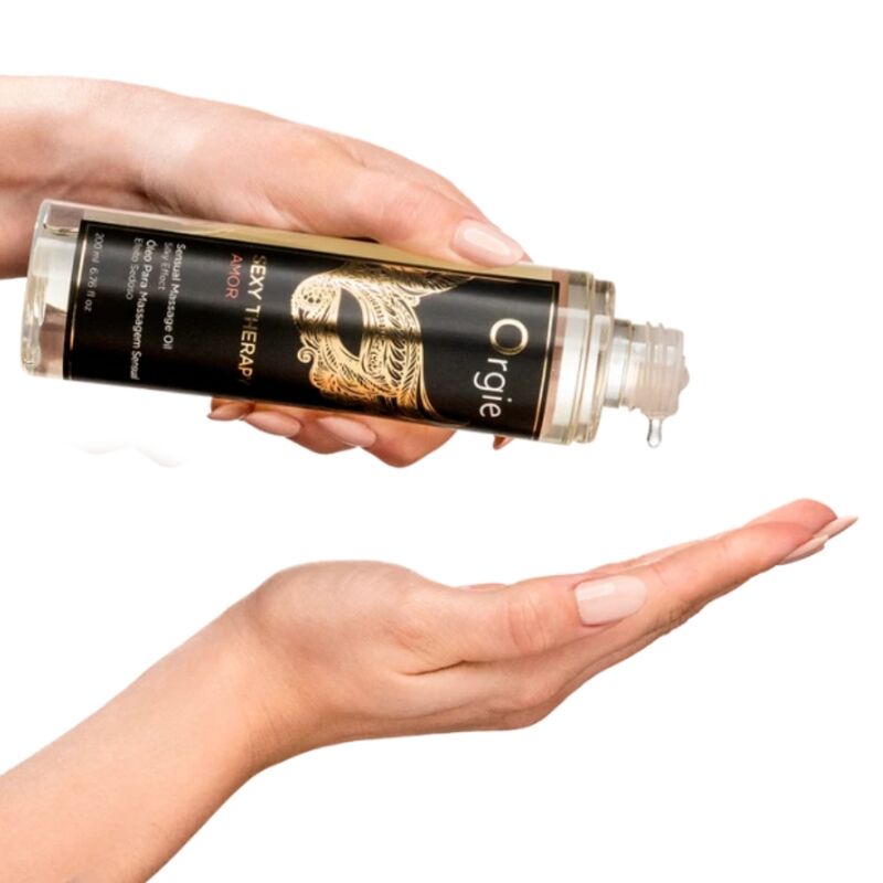 Orgie Sensuale Amor 200 ml - Olio da massaggio, kit da 3 - dettaglio
