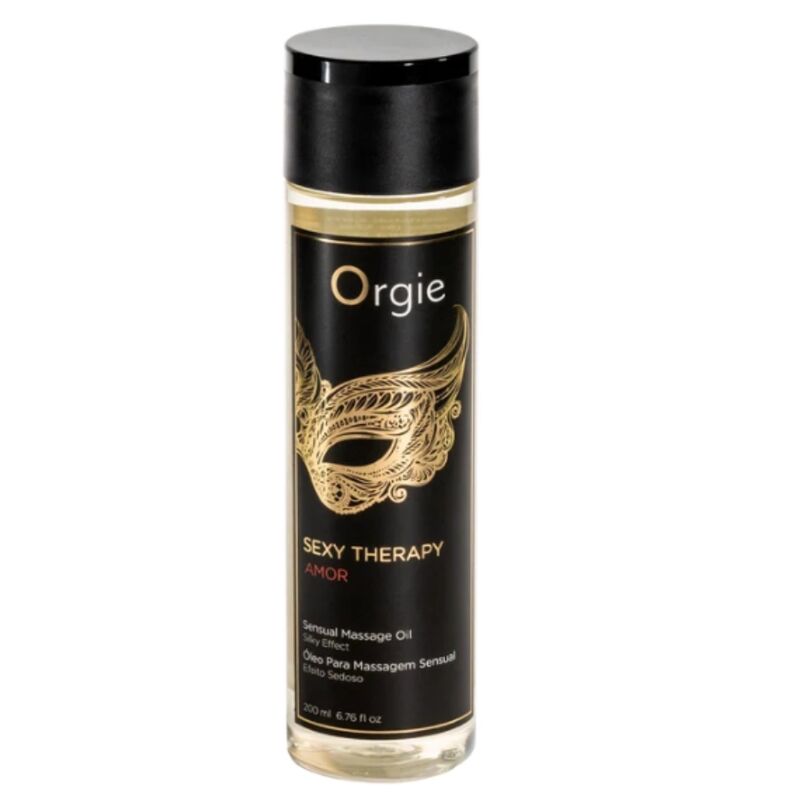 Orgie Sensuale Amor 200 ml - Olio da massaggio, kit da 3 - vista laterale