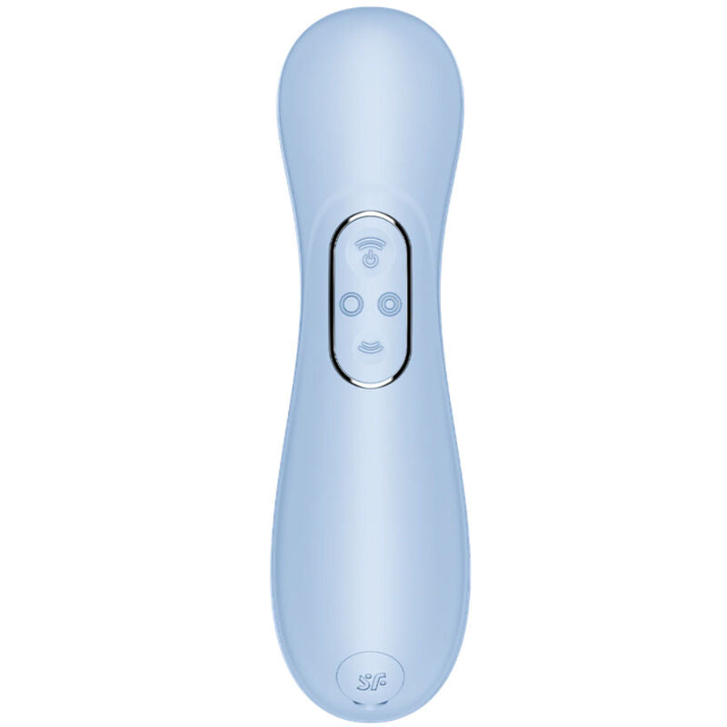 Satisfyer Pro 2 Generation 4 Serene Blue, retro con i tre pulsanti