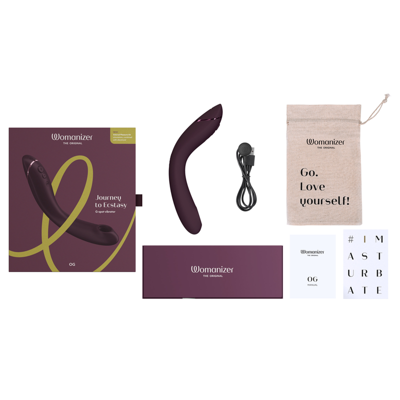 Womanizer OG Melanzana - Massaggiatore ad aria pulsata - retro