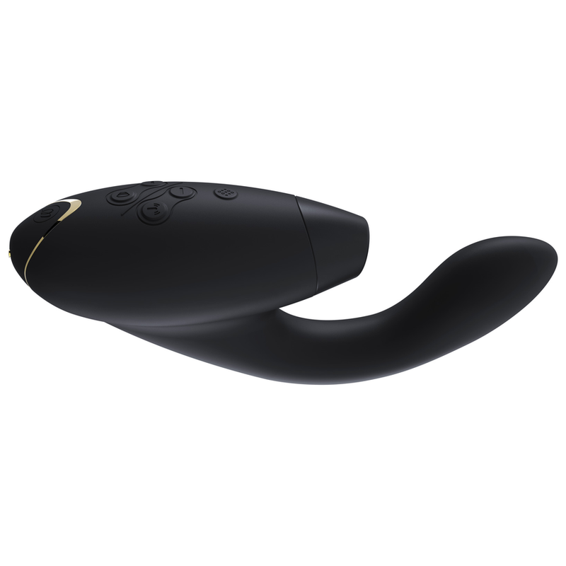 Womanizer Duo 2 - Massaggiatore ad aria pulsata, colore nero - vista frontale