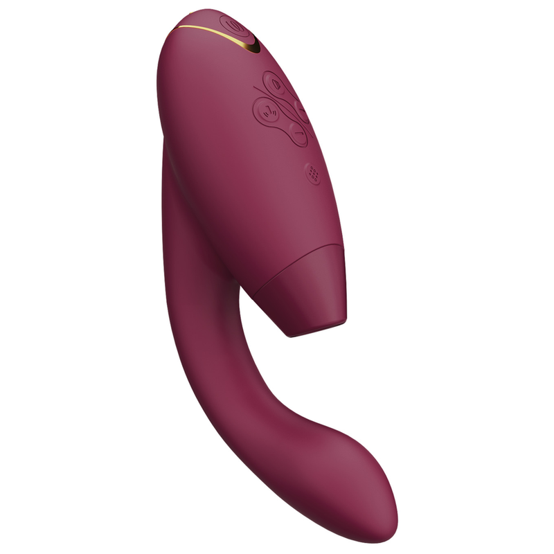 Womanizer Duo 2 - Massaggiatore ad aria pulsata, colore bordeaux - nella confezione