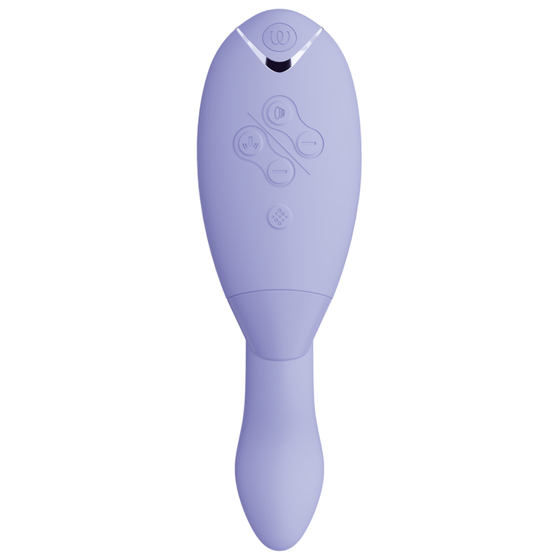 Womanizer Duo 2 - Massaggiatore ad aria pulsata, colore lilla - vista laterale