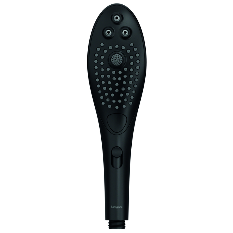 Womanizer Soffione Doccia Stimolante - Massaggiatore esterno, colore nero - vista laterale