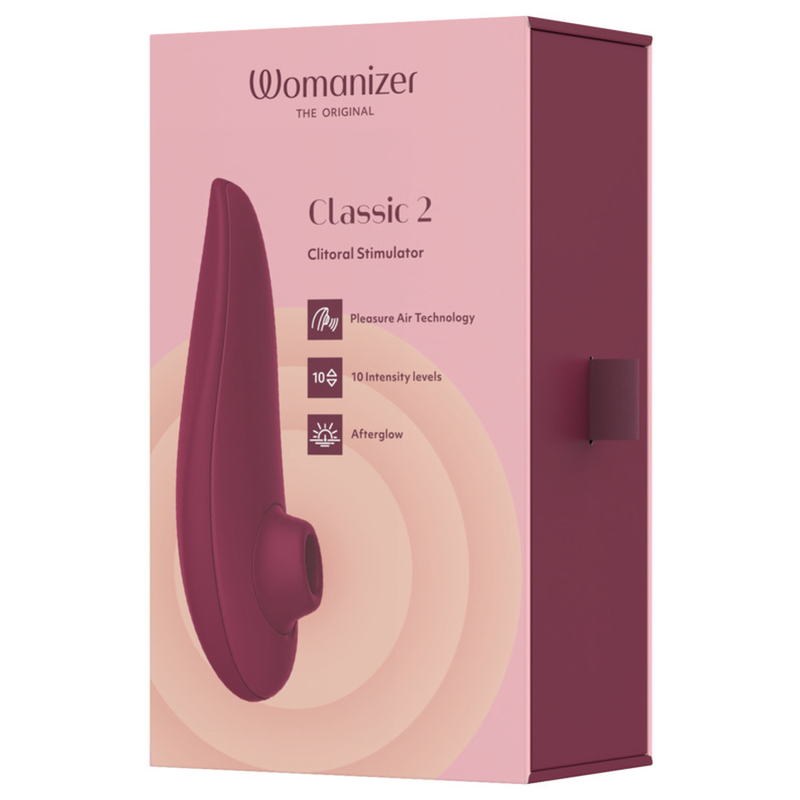Womanizer Classic 2 - Massaggiatore ad aria pulsata - in mano per le dimensioni