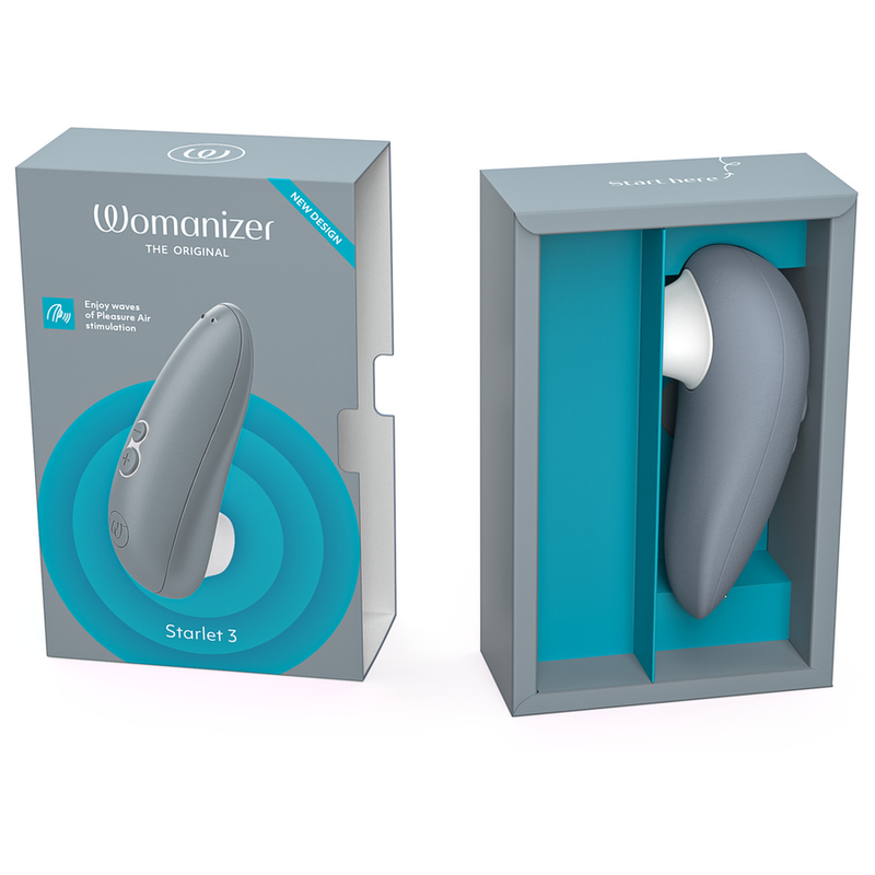 Womanizer Starlet 3 - Massaggiatore, colore grigio - retro