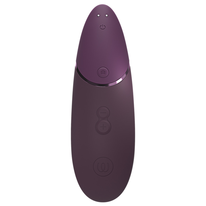 Womanizer Next - Massaggiatore ad aria pulsata, colore viola scuro - vista frontale