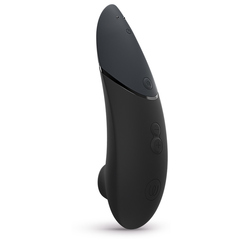Womanizer Next - Massaggiatore ad aria pulsata, colore nero - in mano per le dimensioni