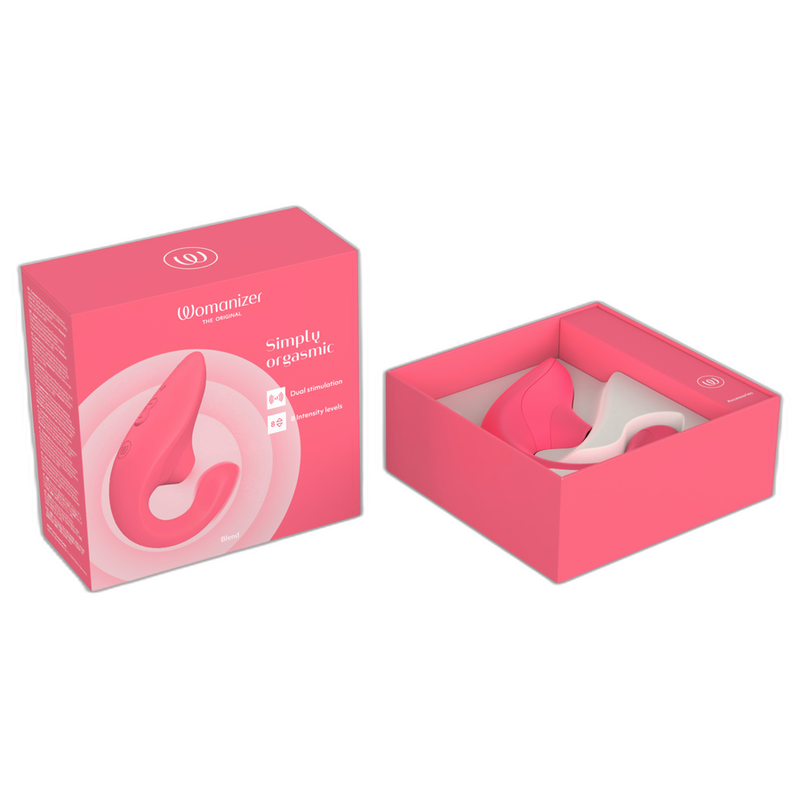 Womanizer Blend Vibrant Rose - Massaggiatore ad aria pulsata - retro