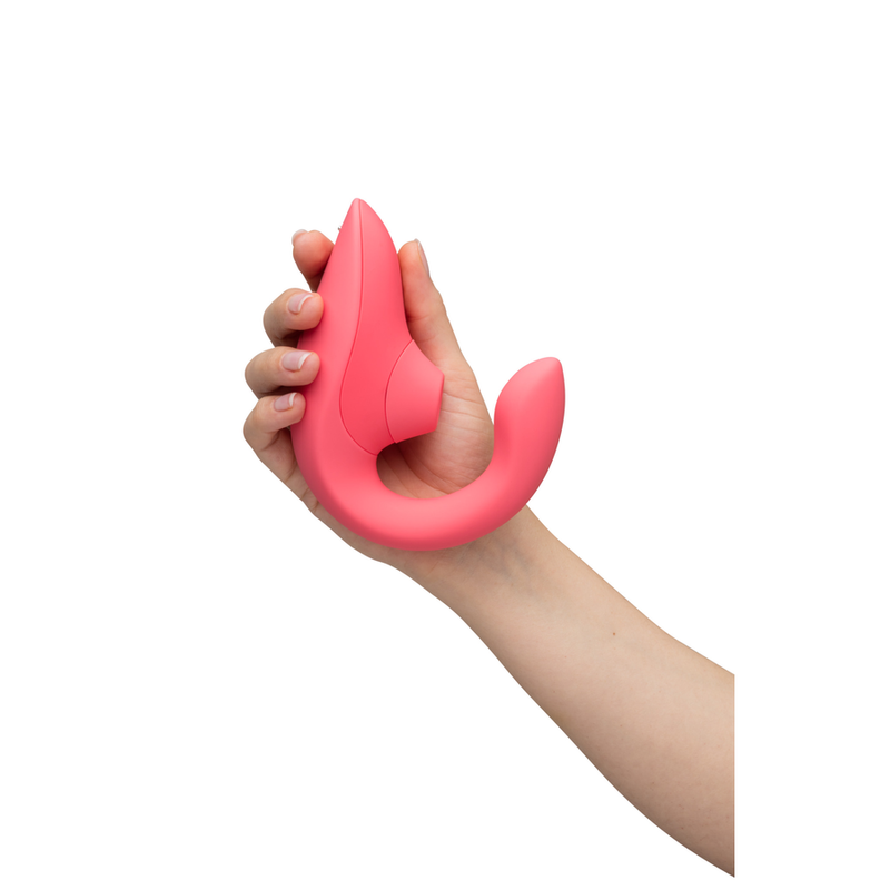 Womanizer Blend Vibrant Rose - Massaggiatore ad aria pulsata - vista frontale