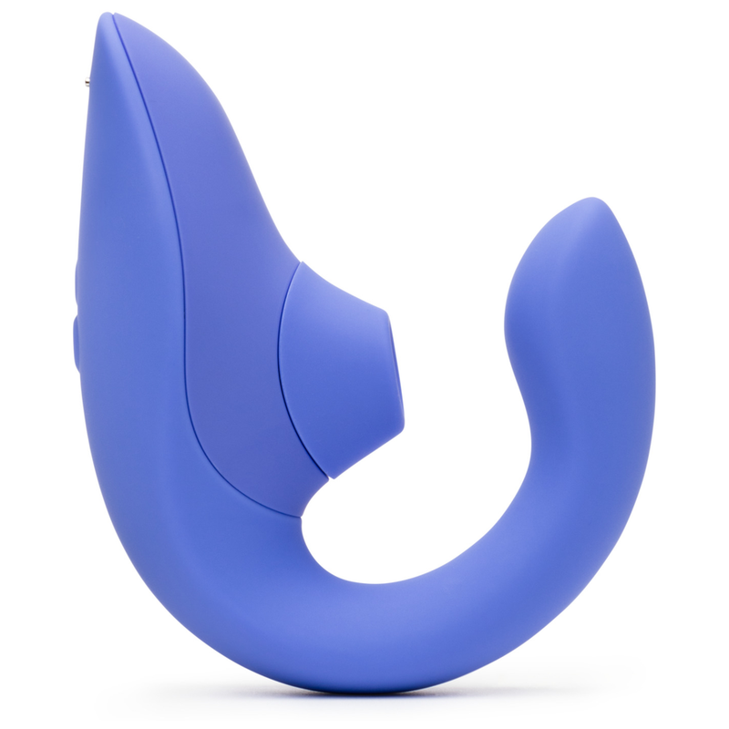 Womanizer Blend - Massaggiatore ad aria pulsata, colore vibrator blu - vista laterale