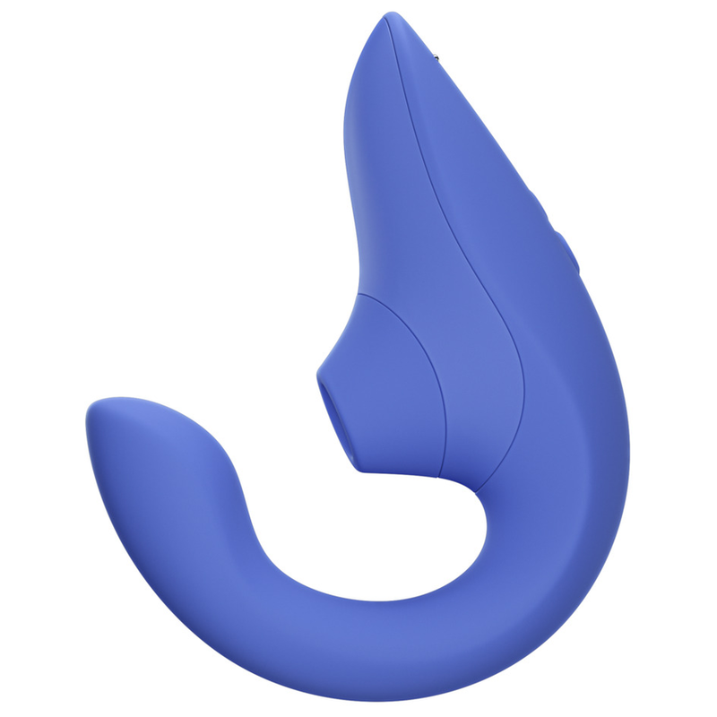 Womanizer Blend - Massaggiatore ad aria pulsata, colore vibrator blu - nella confezione